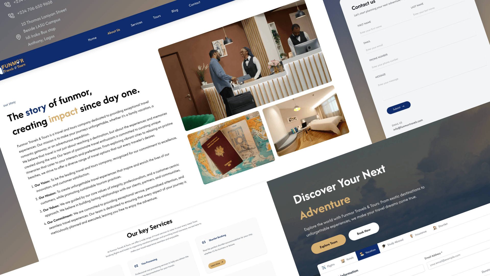 Funmor Travels & Tours Website